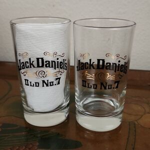 Jack Daniel's Tennessee Whiskey Old No. 7 Glass Set of 2 6 oz.